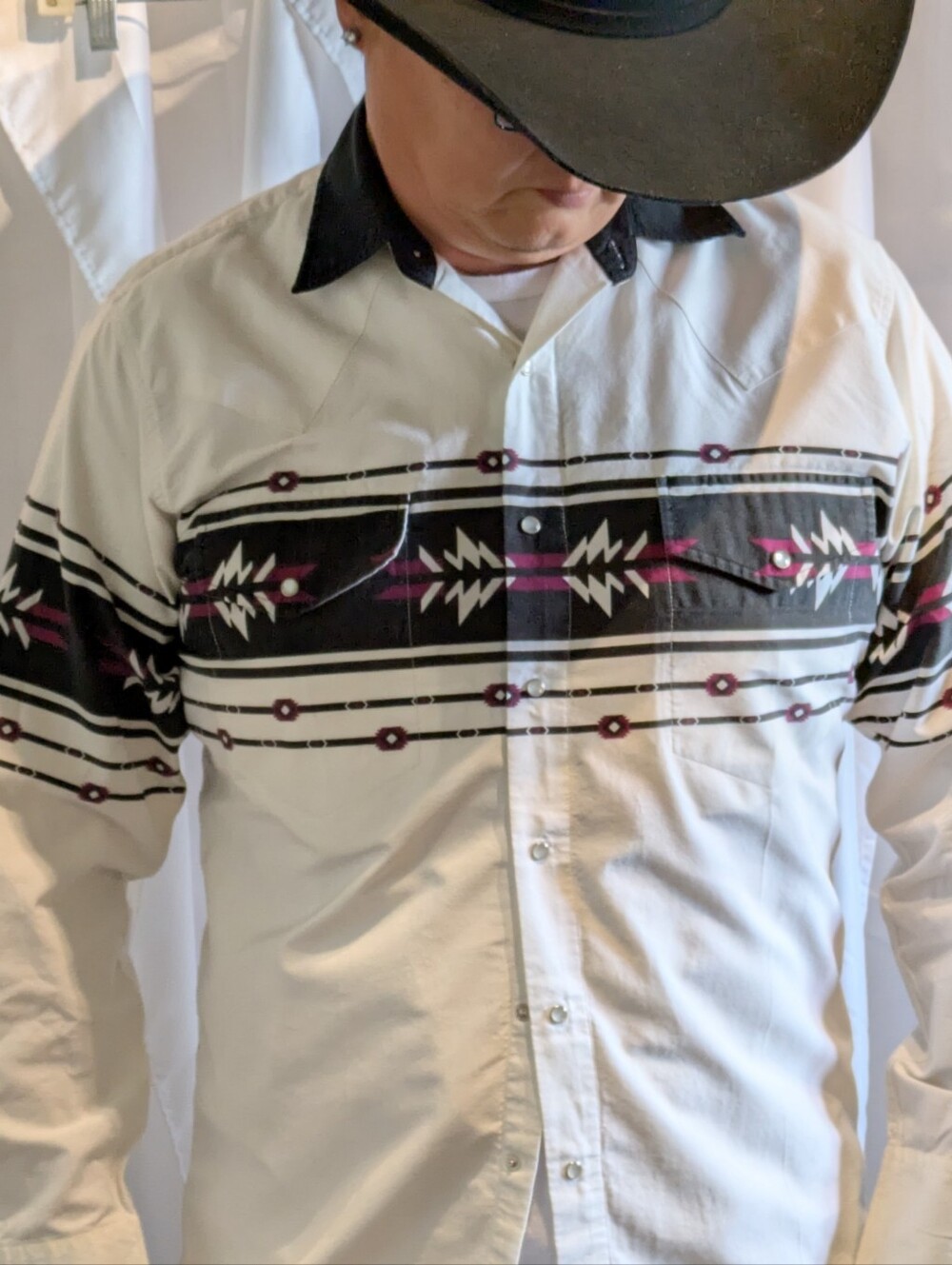 D4 Cumberland Outfitters Cowboy Vintage Shirt Size Large